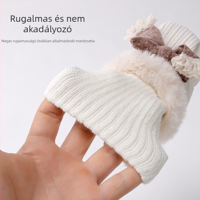 Baba Pamut Téli Beltéri Cipő Velúr Bélés (Uniszex, Vastagított, Csúszásmentes, PVC Talp)