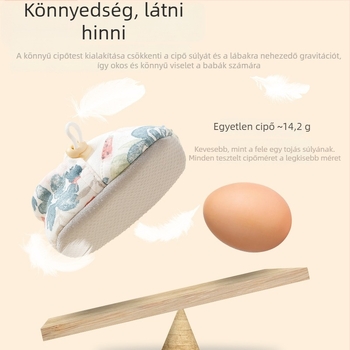 Puha talpú babacipő, 0–36 hónap, beltéri használat, pamut, uniszex, tavasz-ősz dizájn, légáteresztő, csúszásmentes talp