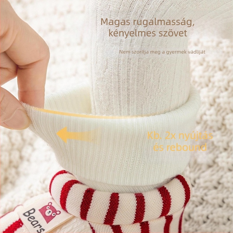 Előlépőcipők babáknak és kisgyerekeknek – meleg pamut felső rész, magas szár, uniszex, 12-36 hónap, ősz 2025