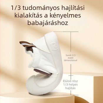 Fiúknak gyerekcipő 0-3 év, téli pamutcipő, puha talppal, csúszásmentes, fleece bélés
