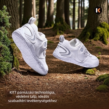 Cartoon Bunny gyerek sportcipő, műbőr felsőrész, Velcro-zár, alacsony szár, csúszásmentes talp, 12–36 hónap