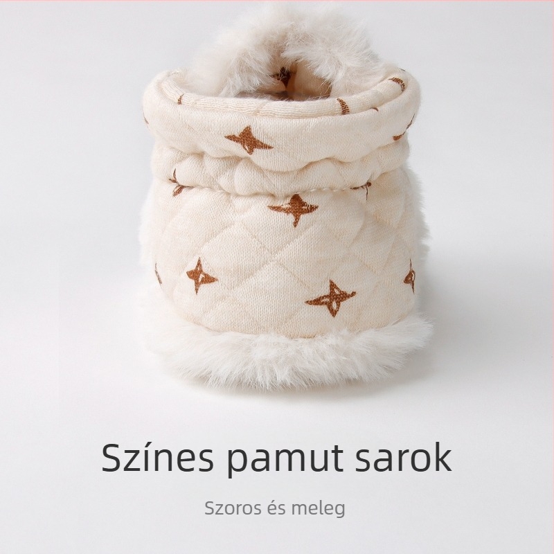 Csecsemő karácsonyi zokni, vastag téli meleg zokni, aranyos mintával