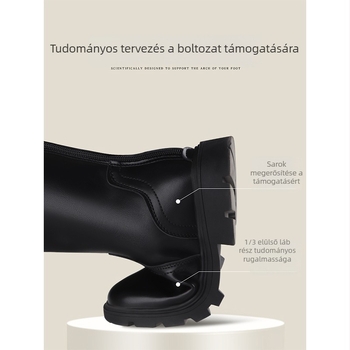 AMYBABY Knight Boots, brit stílusú, lányoknak 4-6 éveseknek, EVA talp