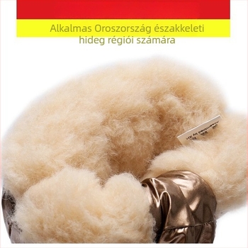 Gyermekek téli hócipői, középmagas szárú, műbőr felsőrésszel, belső műszőrme béléssel, vízálló és meleg, nagy méretek