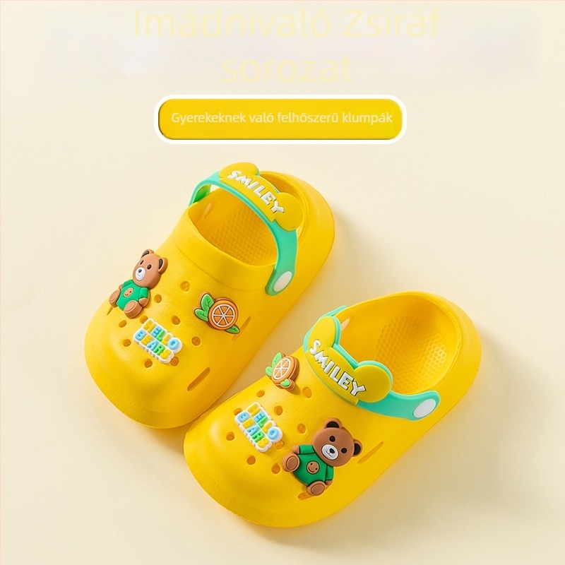 EVA gyerekeknek zárt orrú szandál, szellőzőnyílásokkal, uniszex, nyár