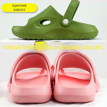 Unisex gyermek EVA szandál boltozat-támogatással, csúszásmentes, szagtalan