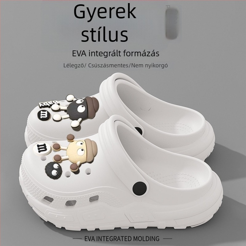 Gyerek strandcipő - EVA felsőrész, 8 év, 2025 nyár, Cartoon Paradise stílus