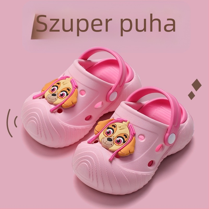 Paw Patrol gyerekeknek zárt orrú szandálok, kartun stílusú, EVA felső rész, csúszásmentes kerticipő, uniszex