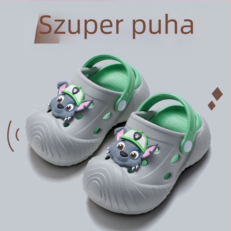 Paw Patrol gyerekeknek zárt orrú szandálok, kartun stílusú, EVA felső rész, csúszásmentes kerticipő, uniszex