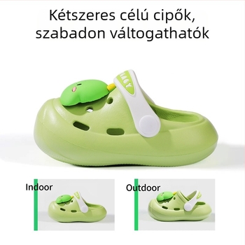 Gyerekek EVA papucs beltéri és kültéri használatra, 2–5 évesek, csúszásmentes talppal, uniszex, márka SAYAJOJO