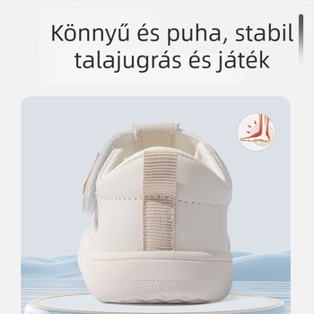 Nyári gyerekeknek szandál, puha talppal, légáteresztő, uniszex, 12–36 hónap, ujjvédő