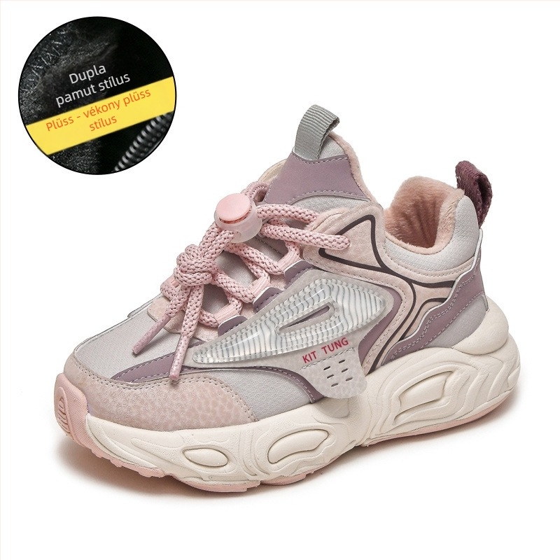 Dad shoes gyerekeknek — légáteresztő, vízálló, csúszásmentes, meleg, könnyű téli, tavaszi és őszi szezonokra