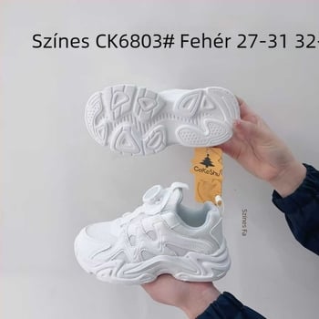 Gyerekeknek szóló mesh sportcipő gombos záródással - lélegző, könnyű, csúszásmentes, EVA talp