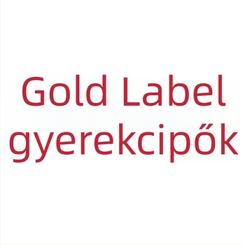Klasszikus Gold Label gyerekcipő: Slip-On kagyló alakú orral és puha talppal, uniszex, háromleveles minta