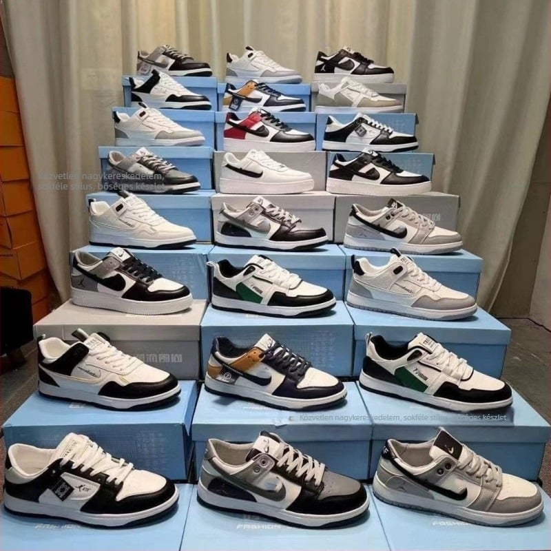 Sportos-casual cipő hálós felsőrésszel, fűzőzárral, alacsony fazon, 3–5 cm sarokmagasság, talp EVA és gumi bevonattal.