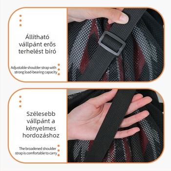 Kaixiu Sí- és Görkorcsolya Cipő Táska — Légáteresztő Tároló és Szervező Gyerekeknek