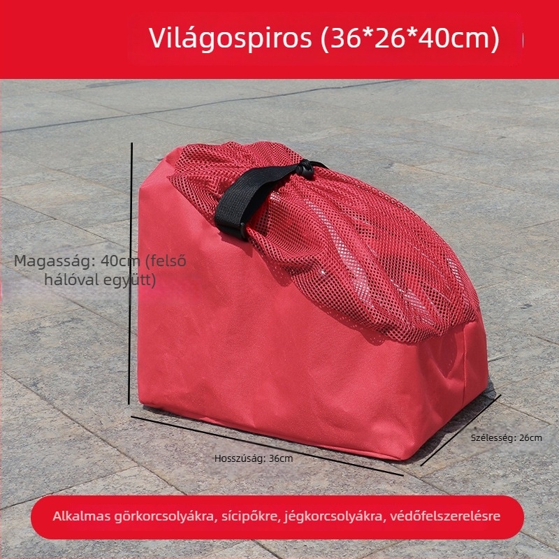 Kaixiu Sí- és Görkorcsolya Cipő Táska — Légáteresztő Tároló és Szervező Gyerekeknek