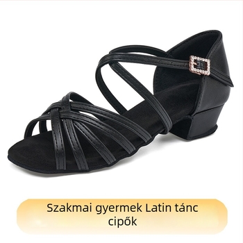 Tánccipők gyerekeknek, Latin tánc, Lányok, középmagas sarok