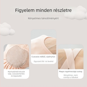Gyerekeknek szóló Macska Mancs Balettcipő - puha bőr talp, lélegző, kopásálló és rendkívül rugalmas edzéshez