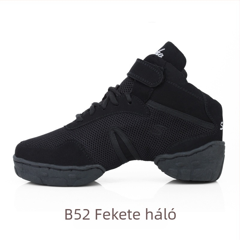 Jóga cipő bőr felsőrész, modern džez-tánc stílus, puha talp