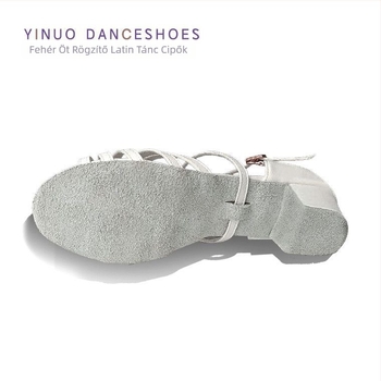 Latin tánccipők lányoknak, csúszásmentes, könnyű, lélegző, műbőr