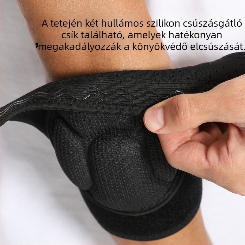 Sport könyökvédő – vastagított könyökvédő síeléshez, görkorcsolyázáshoz és kúszó edzéshez (felnőttek és gyermekek számára)