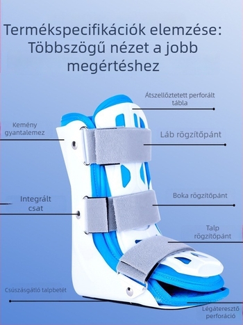 Gyermekek bokarögzítője, bokasérülések támogatása, valgus korrekció és láb-támasz