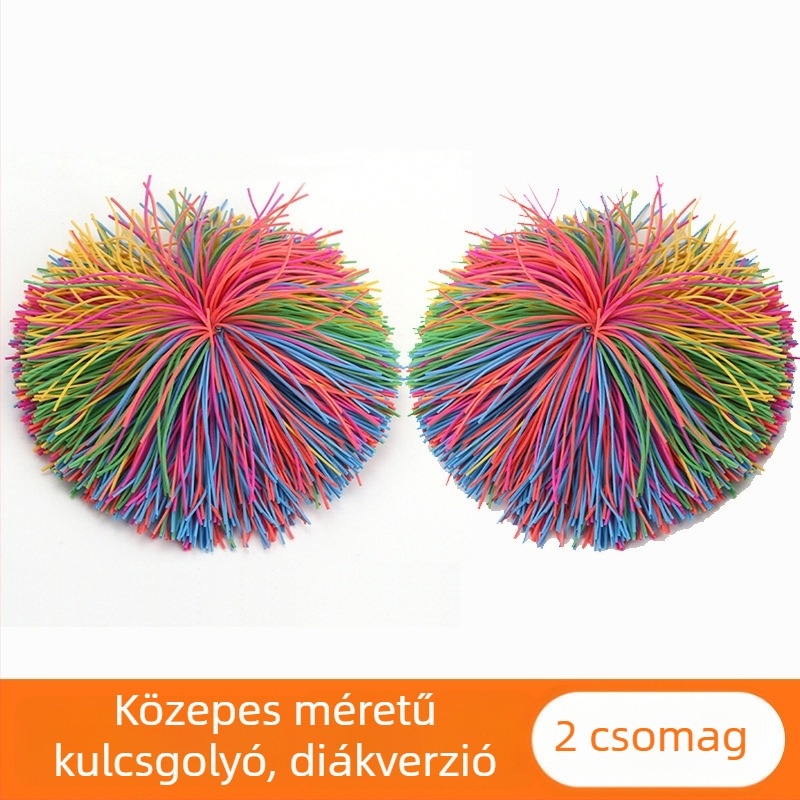 Műanyag shuttlecock kéz- és szem-koordinációs edzéséhez, hagyományos játék gyerekeknek 7-14 évesek