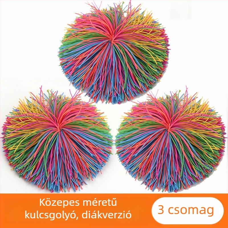 Műanyag shuttlecock kéz- és szem-koordinációs edzéséhez, hagyományos játék gyerekeknek 7-14 évesek