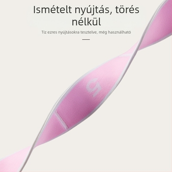 Jóga nyújtó pánt - magas rugalmasságú nylon-latex anyag, felnőtteknek és gyerekeknek, fitneszhez és táncmozgásokhoz