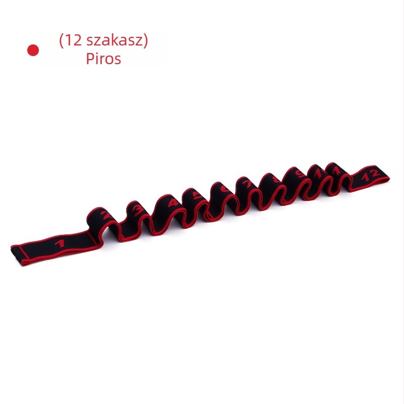 Jóga nyújtó pánt - magas rugalmasságú nylon-latex anyag, felnőtteknek és gyerekeknek, fitneszhez és táncmozgásokhoz