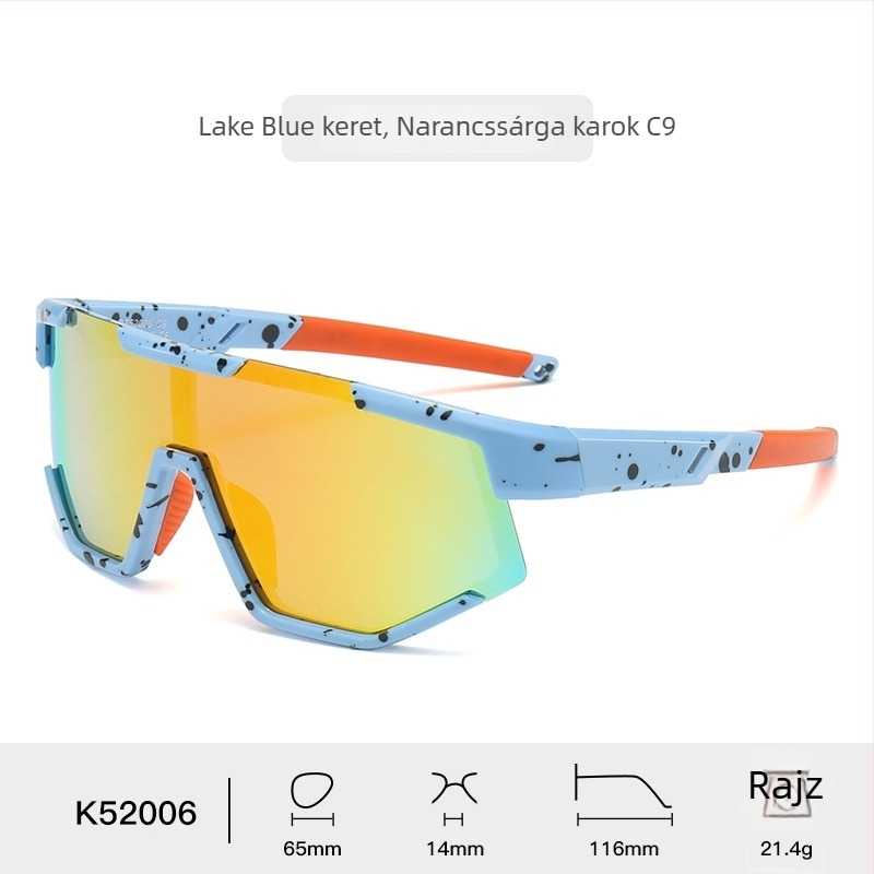 Gyerekeknek szánt napszemüveg szilikon kerettel, polarizált TAC lencsék, UV400 védelem, teljes keret (Polarizált TAC lencsék; Szilikon keret; UV400 védelem; Teljes keret)