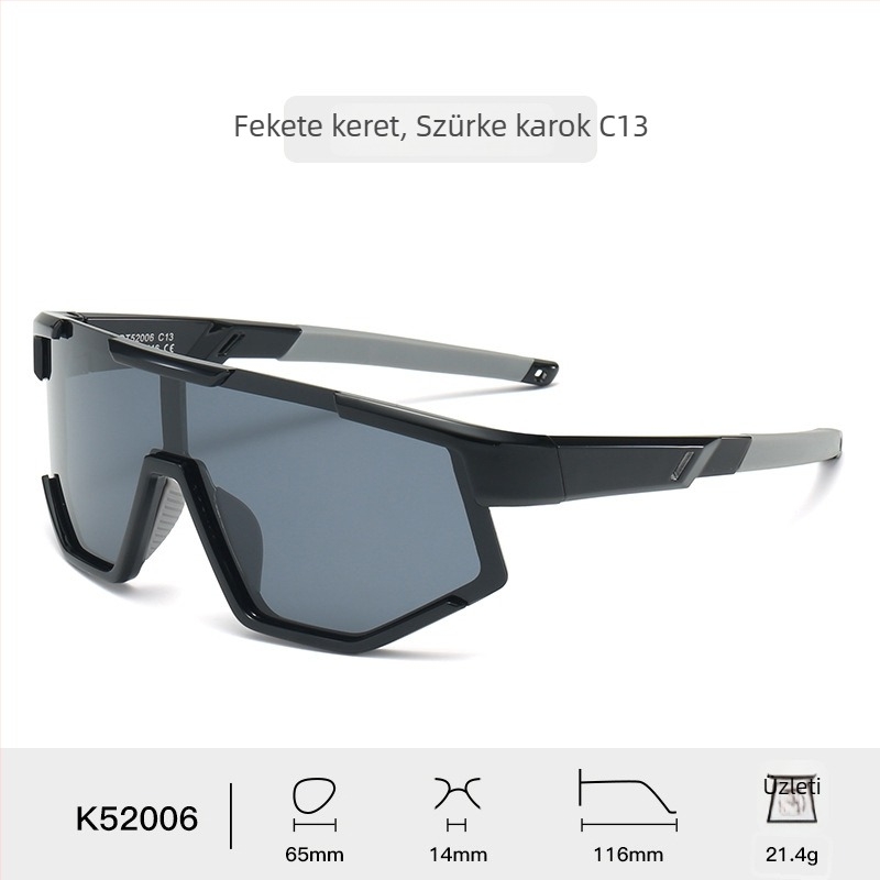 Gyerekeknek szánt napszemüveg szilikon kerettel, polarizált TAC lencsék, UV400 védelem, teljes keret (Polarizált TAC lencsék; Szilikon keret; UV400 védelem; Teljes keret)