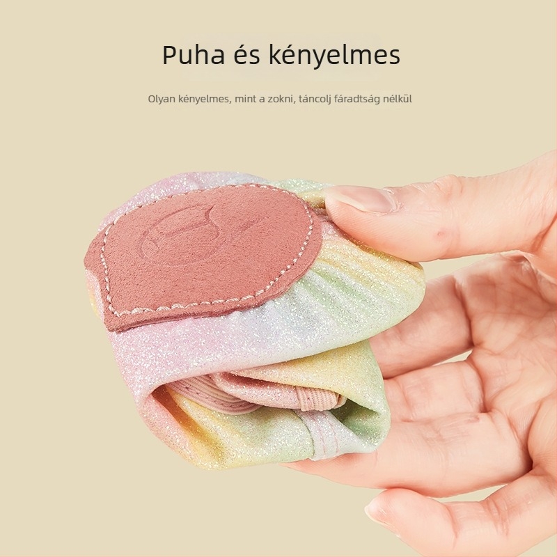 Tánc cipő – Szintetikus bőr felsőrész, tehénbőr talp, balett és modern tánc (légáteresztő, könnyű, kopásálló)