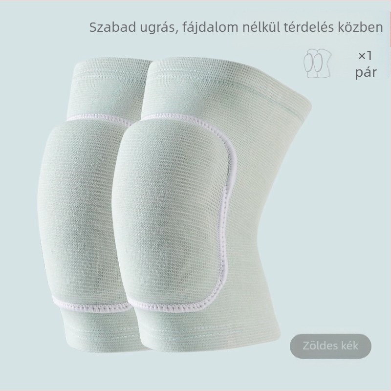 Vastagított térdvédő szivacssal – uniszex térdvédő tánchoz, jóga, görkorizáshoz és sportokhoz, ütközés elleni védelem