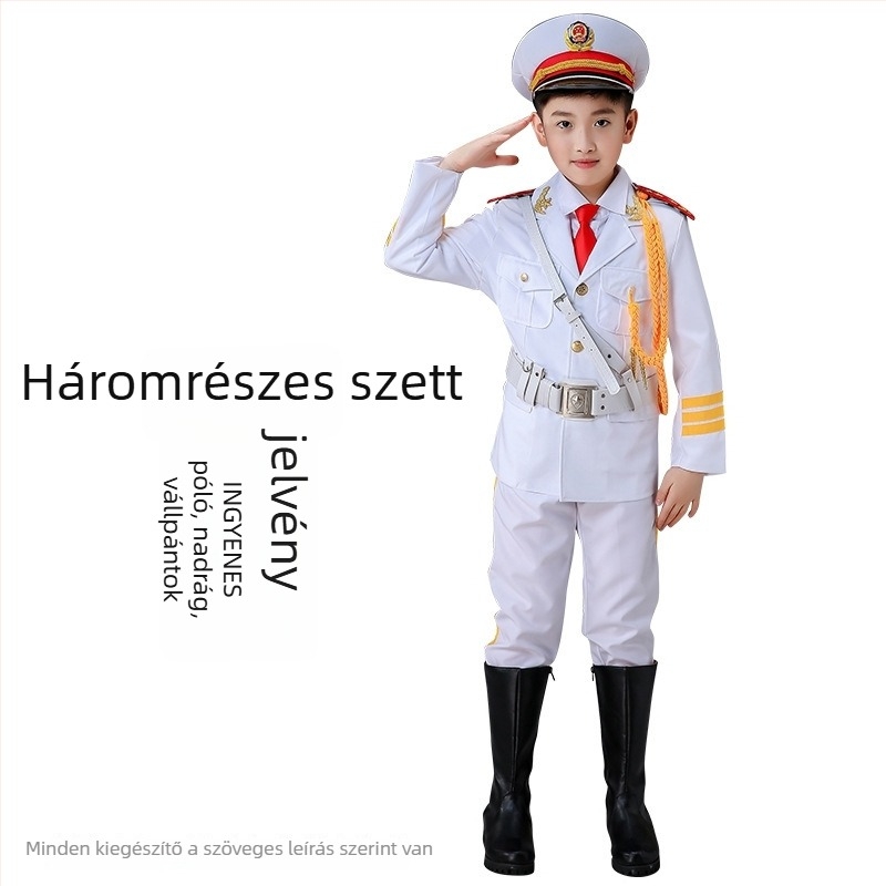 Gyerekek zászlófelvonó és előadási ruházata – uniszex, 80% akril, Rorni anyag, lágyított feldolgozás, Tianbei márka, 8 év feletti gyermekek számára, 2025 tavasz