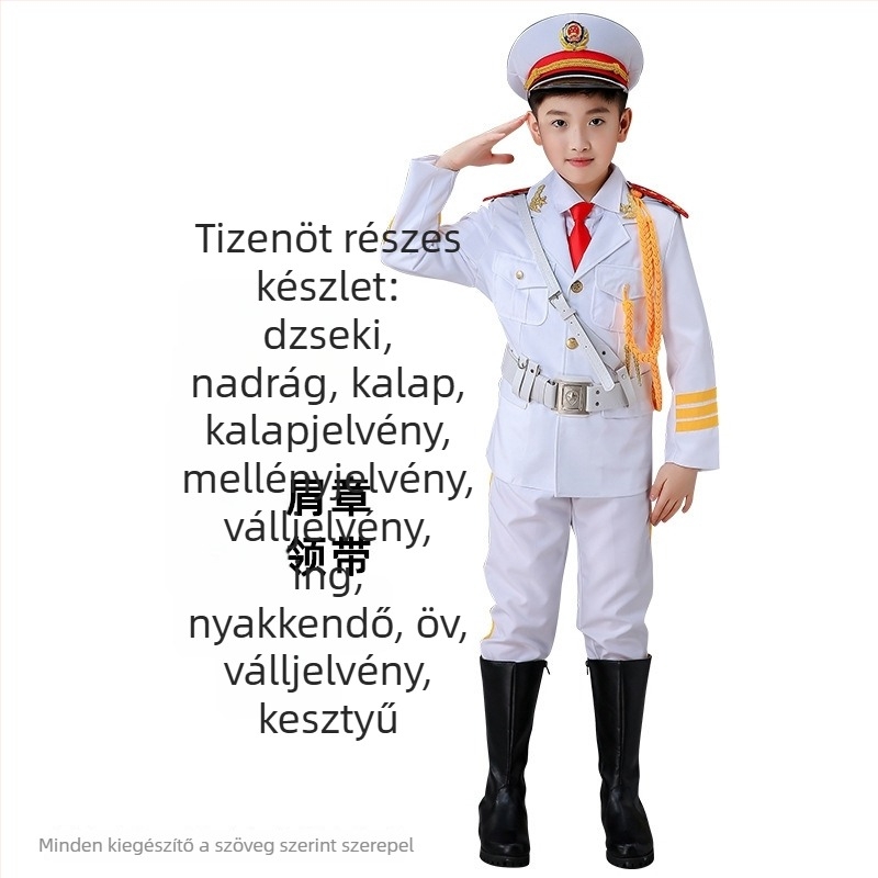 Gyerekek zászlófelvonó és előadási ruházata – uniszex, 80% akril, Rorni anyag, lágyított feldolgozás, Tianbei márka, 8 év feletti gyermekek számára, 2025 tavasz