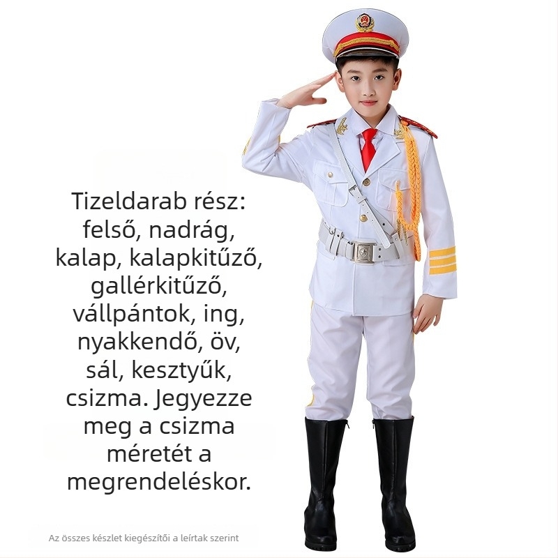 Gyerekek zászlófelvonó és előadási ruházata – uniszex, 80% akril, Rorni anyag, lágyított feldolgozás, Tianbei márka, 8 év feletti gyermekek számára, 2025 tavasz