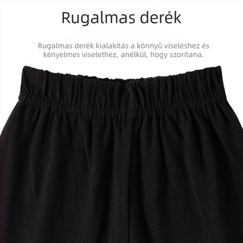 Gyerek Capri modern tánc nadrág Lycra anyagból pamut bélés, egyszínű, uniszex, mozgáshoz és edzéshez