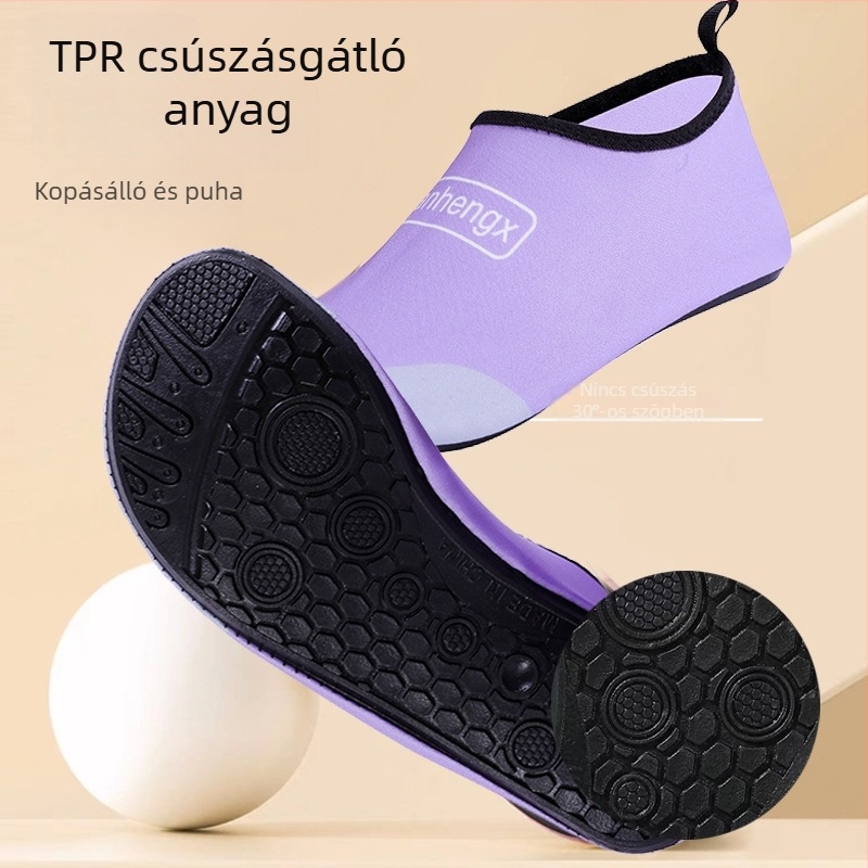 Csúszásmentes vízi cipő felnőtteknek és gyerekeknek, puha talppal, gyorsan száradó, ideális a parton és vízi tevékenységekhez