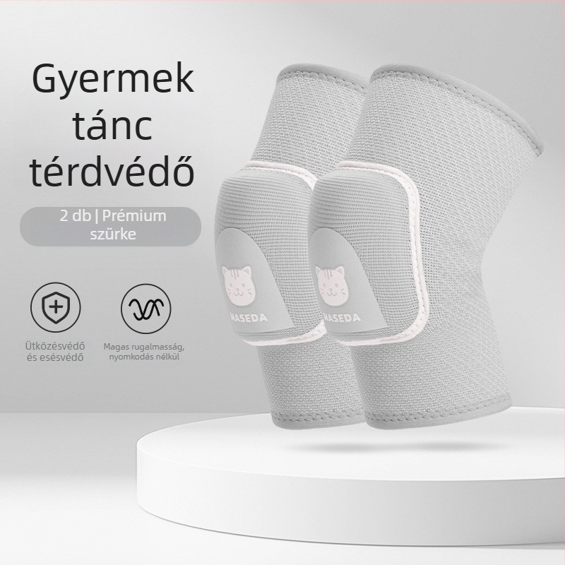 Gyerekeknek szánt térdvédők habos bélésű védelemmel, tánchoz, görkorizáshoz és edzéshez