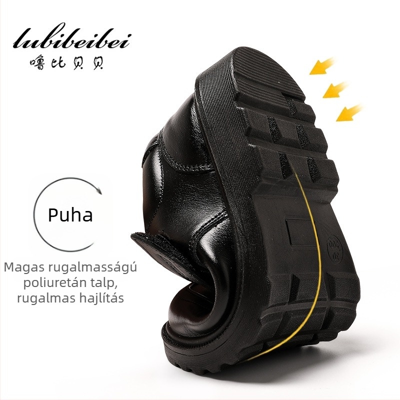 Gyerekeknek szóló cipő, uniszex, kollégiumi stílus, Velcro-zár, PU felső rész, PU bélés