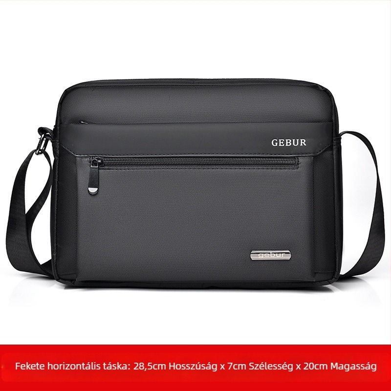 Youhang Férfi oldaltáska, korduroy anyag, vízálló, üzleti utakhoz