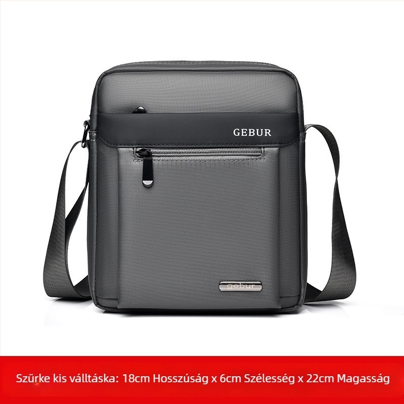 Youhang Férfi oldaltáska, korduroy anyag, vízálló, üzleti utakhoz