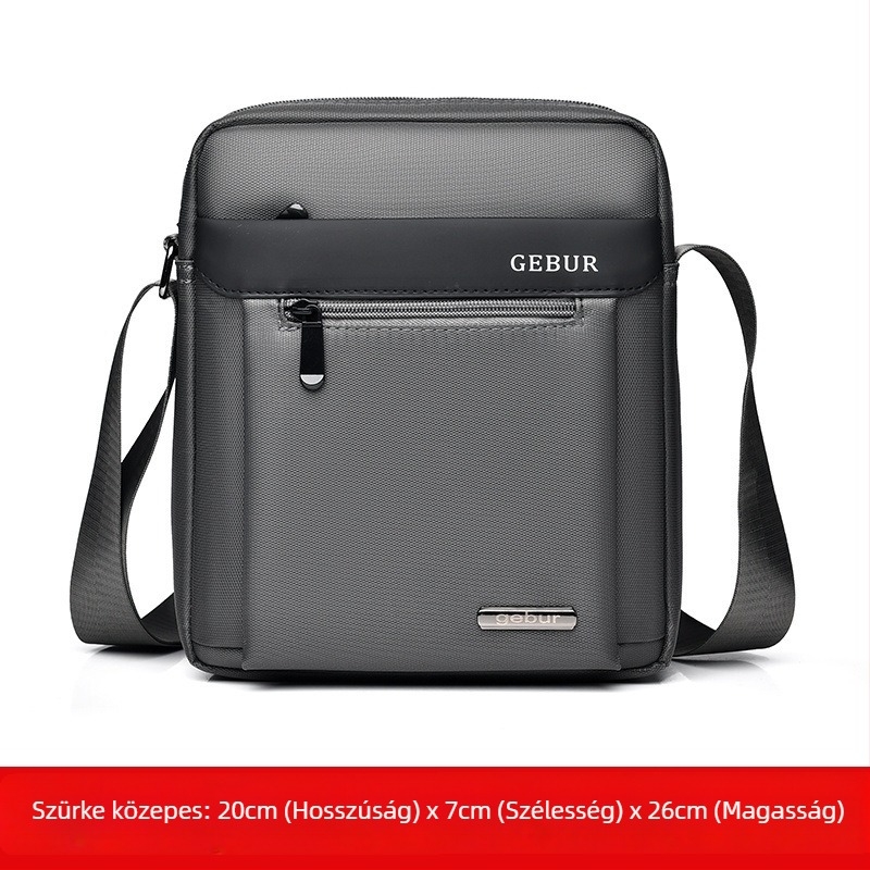 Youhang Férfi oldaltáska, korduroy anyag, vízálló, üzleti utakhoz