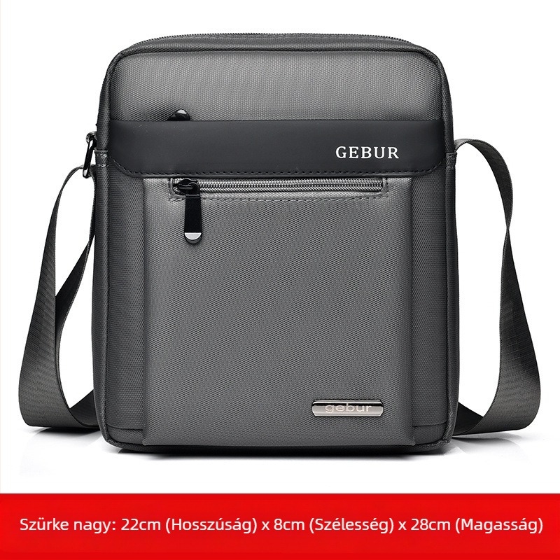 Youhang Férfi oldaltáska, korduroy anyag, vízálló, üzleti utakhoz