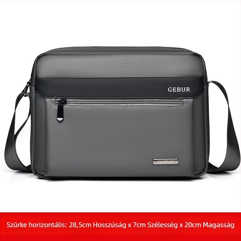 Youhang Férfi oldaltáska, korduroy anyag, vízálló, üzleti utakhoz