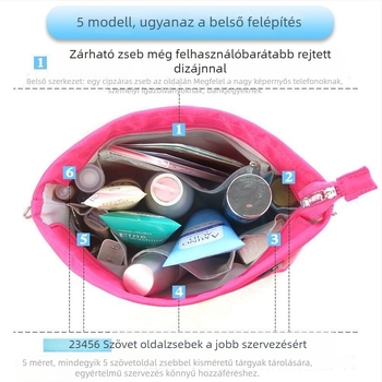 Orvosi készlet rendszerező táska, összehajtható, szövetből, japán stílusú, Unique márka