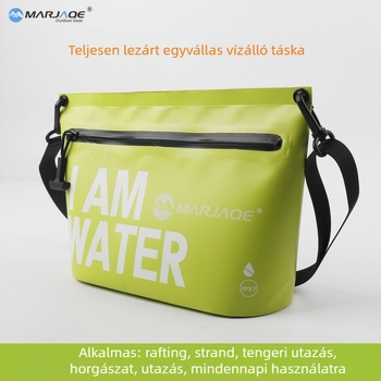 PVC anyagú IPX7 vízálló kézitáska, 2,5 L kapacitás, koreai stílus, ideális kerékpározáshoz, strandoláshoz és úszáshoz