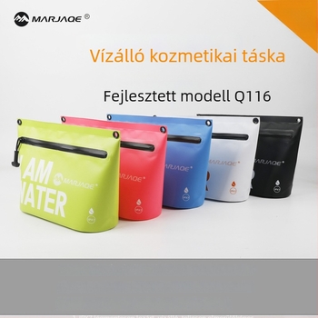 PVC anyagú IPX7 vízálló kézitáska, 2,5 L kapacitás, koreai stílus, ideális kerékpározáshoz, strandoláshoz és úszáshoz